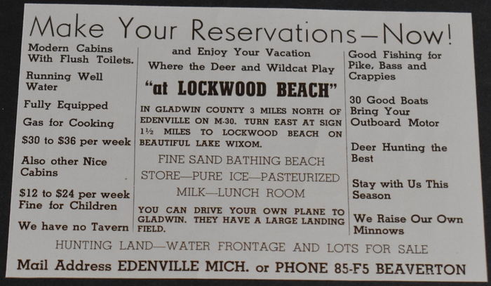 Edenville - Print Ad (newer photo)